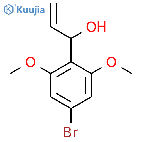 1-(4-Bromo-2,6-dimethoxyphenyl)prop-2-en-1-ol structure