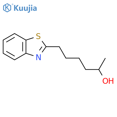 6-(1,3-benzothiazol-2-yl)hexan-2-ol structure