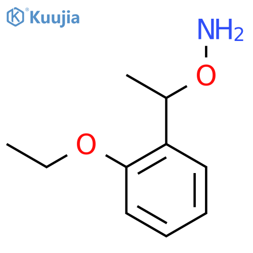 O-1-(2-ethoxyphenyl)ethylhydroxylamine structure