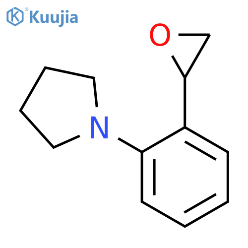 1-2-(oxiran-2-yl)phenylpyrrolidine structure