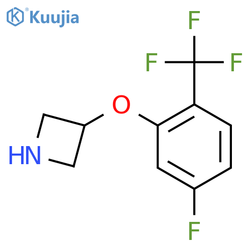 3-5-fluoro-2-(trifluoromethyl)phenoxyazetidine structure