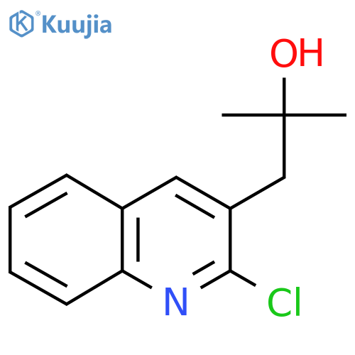 1-(2-Chloroquinolin-3-yl)-2-methylpropan-2-ol structure