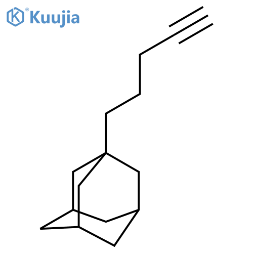 1-(pent-4-yn-1-yl)adamantane structure