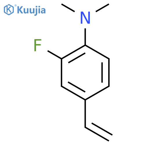 4-ethenyl-2-fluoro-N,N-dimethylaniline structure