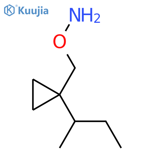 O-{1-(butan-2-yl)cyclopropylmethyl}hydroxylamine structure
