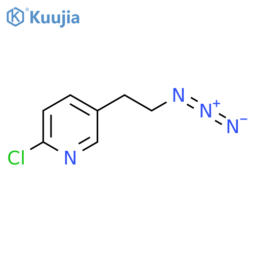 5-(2-azidoethyl)-2-chloropyridine structure