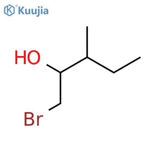 1-Bromo-3-methylpentan-2-ol structure