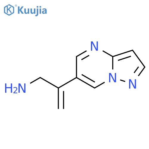 2-{pyrazolo1,5-apyrimidin-6-yl}prop-2-en-1-amine structure