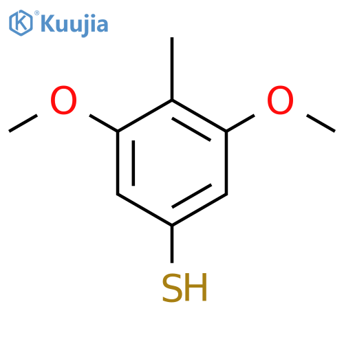 3,5-dimethoxy-4-methylbenzene-1-thiol structure