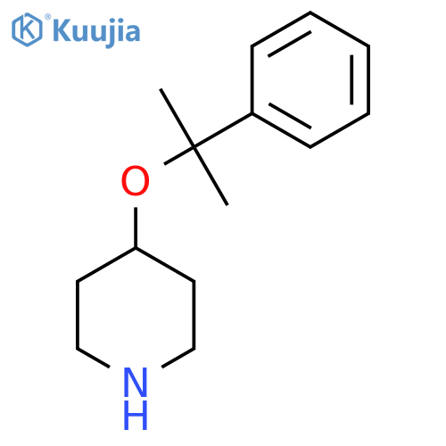 4-(2-phenylpropan-2-yl)oxypiperidine structure