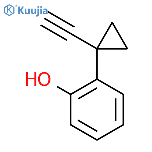 2-(1-ethynylcyclopropyl)phenol structure