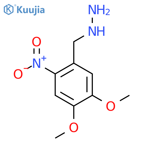 (4,5-dimethoxy-2-nitrophenyl)methylhydrazine structure