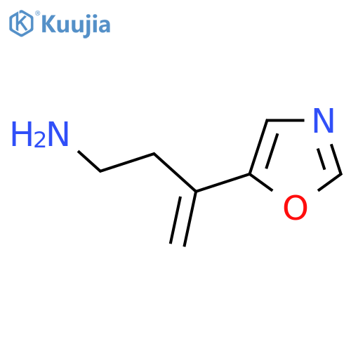 3-(1,3-oxazol-5-yl)but-3-en-1-amine structure