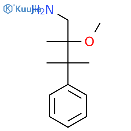 2-Methoxy-2,3-dimethyl-3-phenylbutan-1-amine structure
