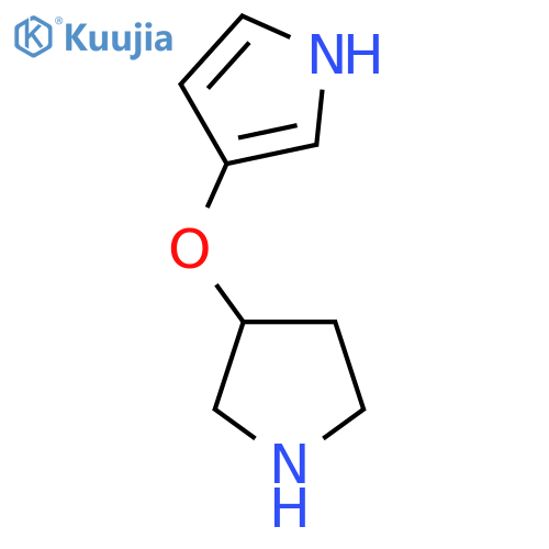3-(pyrrolidin-3-yloxy)-1H-pyrrole structure