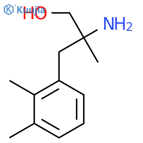 2-amino-3-(2,3-dimethylphenyl)-2-methylpropan-1-ol structure