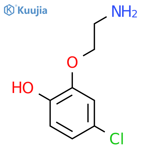 2-(2-aminoethoxy)-4-chlorophenol structure