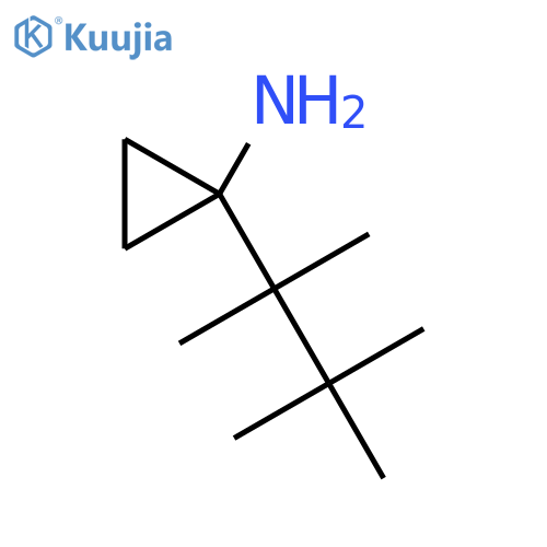 1-(2,3,3-trimethylbutan-2-yl)cyclopropan-1-amine structure