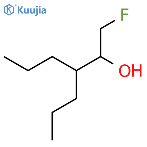 1-fluoro-3-propylhexan-2-ol structure