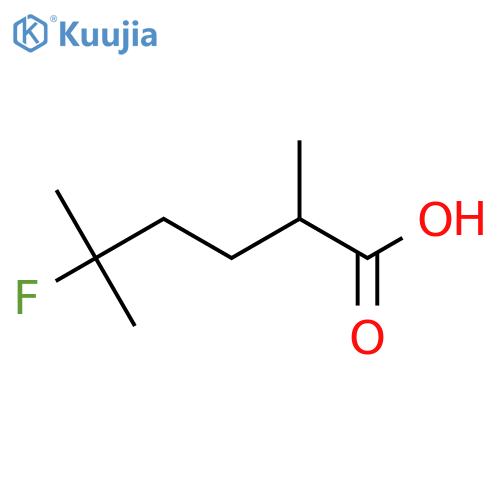 5-fluoro-2,5-dimethylhexanoic acid structure