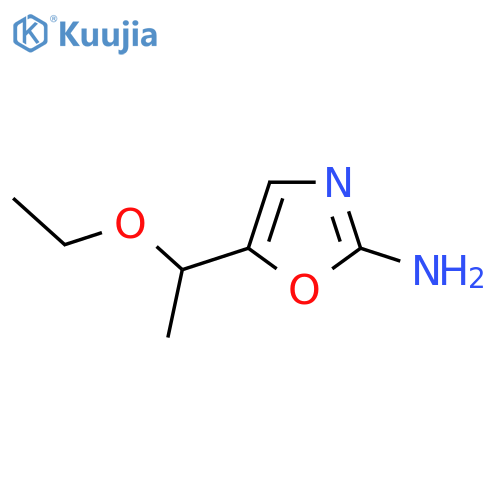 5-(1-Ethoxyethyl)-1,3-oxazol-2-amine structure