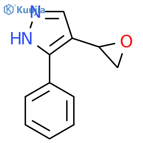 4-(oxiran-2-yl)-3-phenyl-1H-pyrazole structure
