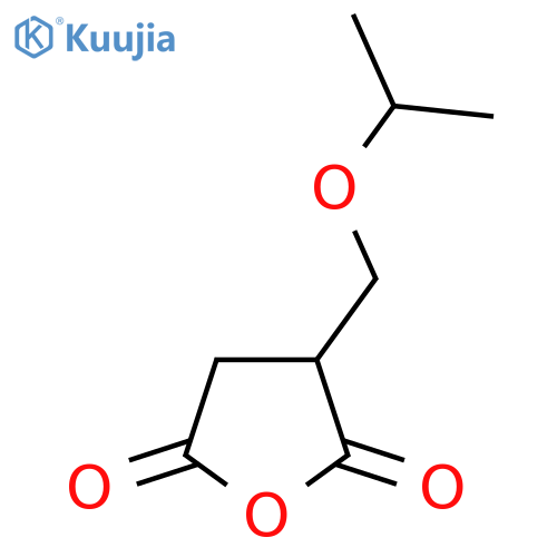 3-(propan-2-yloxy)methyloxolane-2,5-dione structure