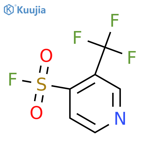 3-(trifluoromethyl)pyridine-4-sulfonyl fluoride structure