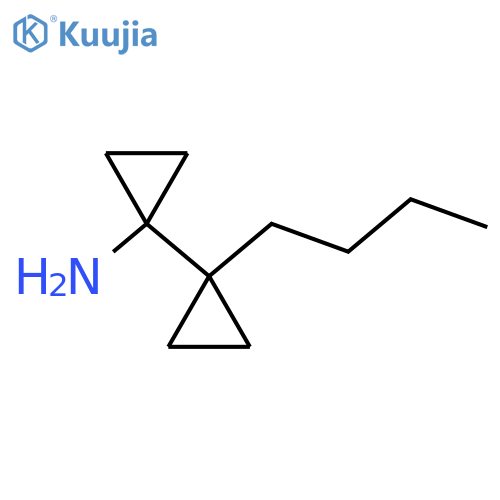 1-(1-butylcyclopropyl)cyclopropan-1-amine structure