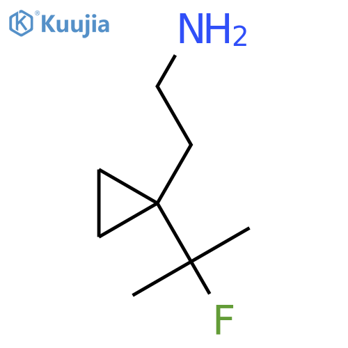 2-1-(2-fluoropropan-2-yl)cyclopropylethan-1-amine structure