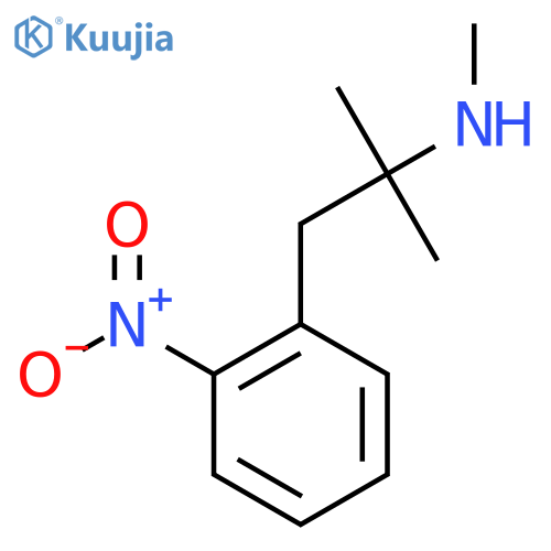 methyl2-methyl-1-(2-nitrophenyl)propan-2-ylamine structure