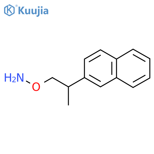 O-2-(naphthalen-2-yl)propylhydroxylamine structure