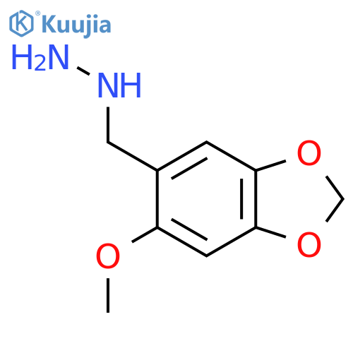 (6-methoxy-1,3-dioxaindan-5-yl)methylhydrazine structure