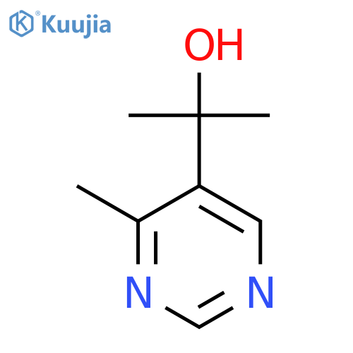 2-(4-methylpyrimidin-5-yl)propan-2-ol structure