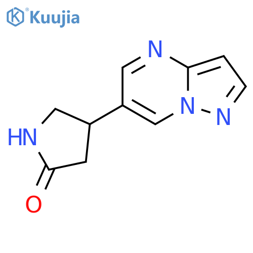 4-{pyrazolo1,5-apyrimidin-6-yl}pyrrolidin-2-one structure