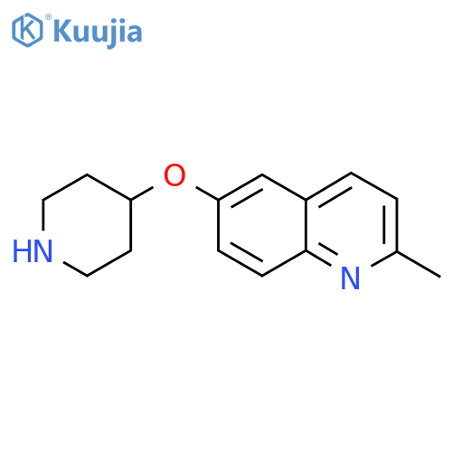 2-methyl-6-(piperidin-4-yloxy)quinoline structure