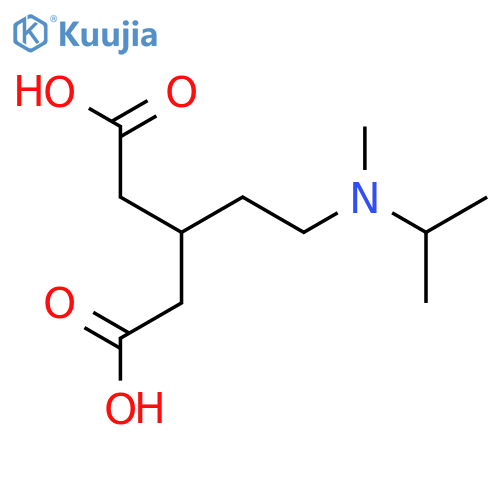 3-{2-methyl(propan-2-yl)aminoethyl}pentanedioic acid structure