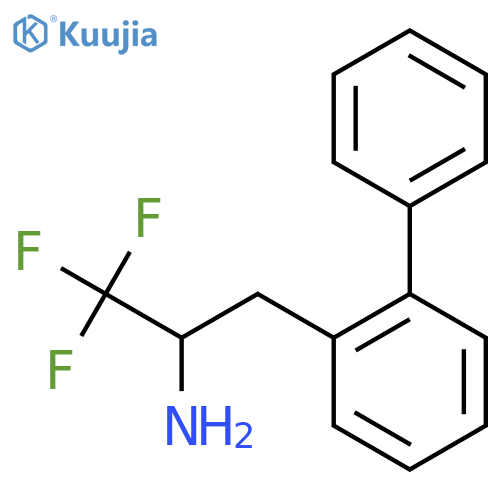 1,1,1-trifluoro-3-(2-phenylphenyl)propan-2-amine structure