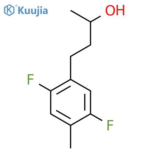 4-(2,5-difluoro-4-methylphenyl)butan-2-ol structure
