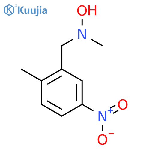 N-methyl-N-(2-methyl-5-nitrophenyl)methylhydroxylamine structure