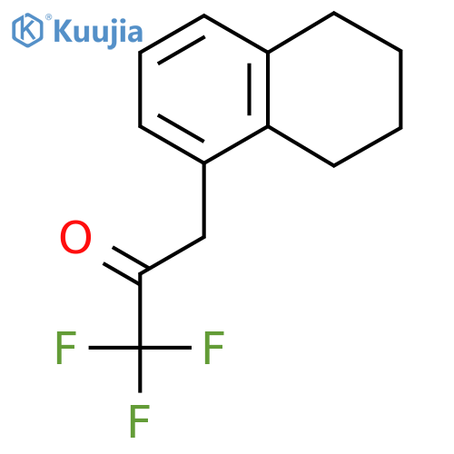 1,1,1-trifluoro-3-(5,6,7,8-tetrahydronaphthalen-1-yl)propan-2-one structure