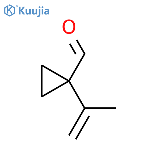 1-(prop-1-en-2-yl)cyclopropane-1-carbaldehyde structure