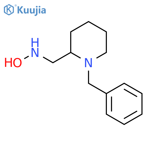 N-(1-benzylpiperidin-2-yl)methylhydroxylamine structure