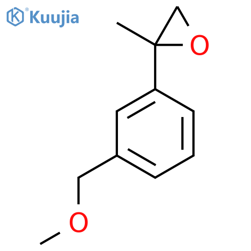 2-3-(methoxymethyl)phenyl-2-methyloxirane structure