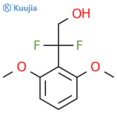 2-(2,6-dimethoxyphenyl)-2,2-difluoroethan-1-ol structure