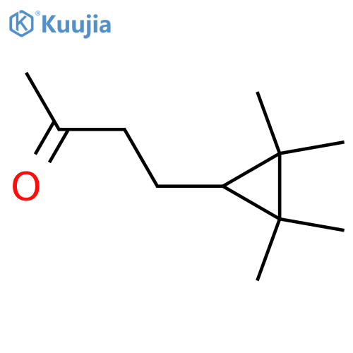 4-(2,2,3,3-tetramethylcyclopropyl)butan-2-one structure