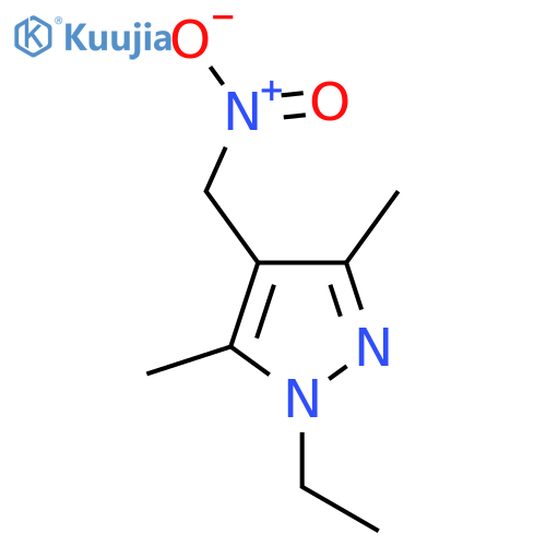 1-ethyl-3,5-dimethyl-4-(nitromethyl)-1H-pyrazole structure