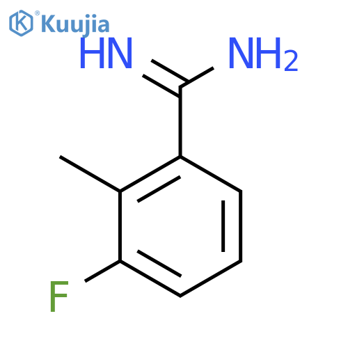 3-Fluoro-2-methylbenzene-1-carboximidamide structure