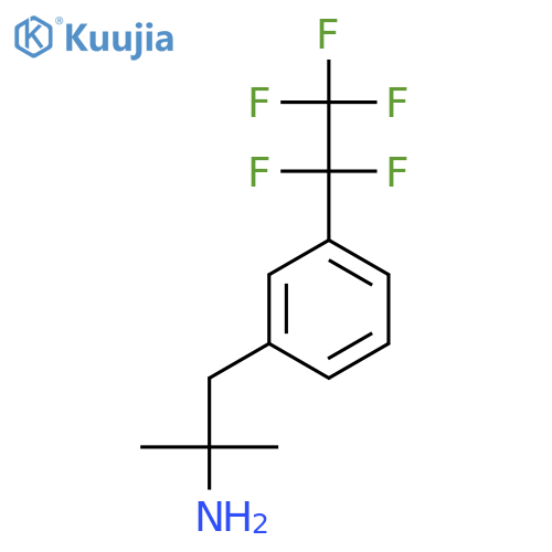 2-methyl-1-3-(pentafluoroethyl)phenylpropan-2-amine structure