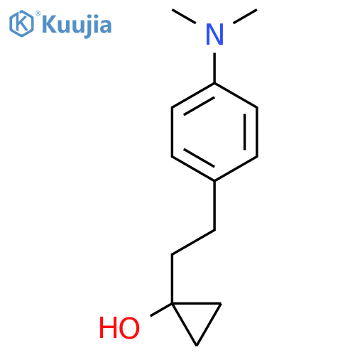 1-{2-4-(dimethylamino)phenylethyl}cyclopropan-1-ol structure